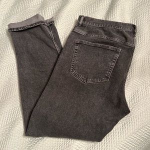 Black denim jeans by H&M 36x32
